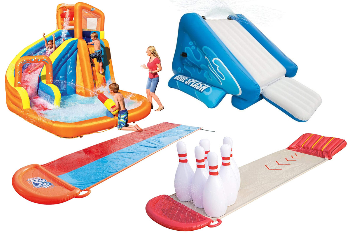 bästa vattenrutschkanorna för trädgården