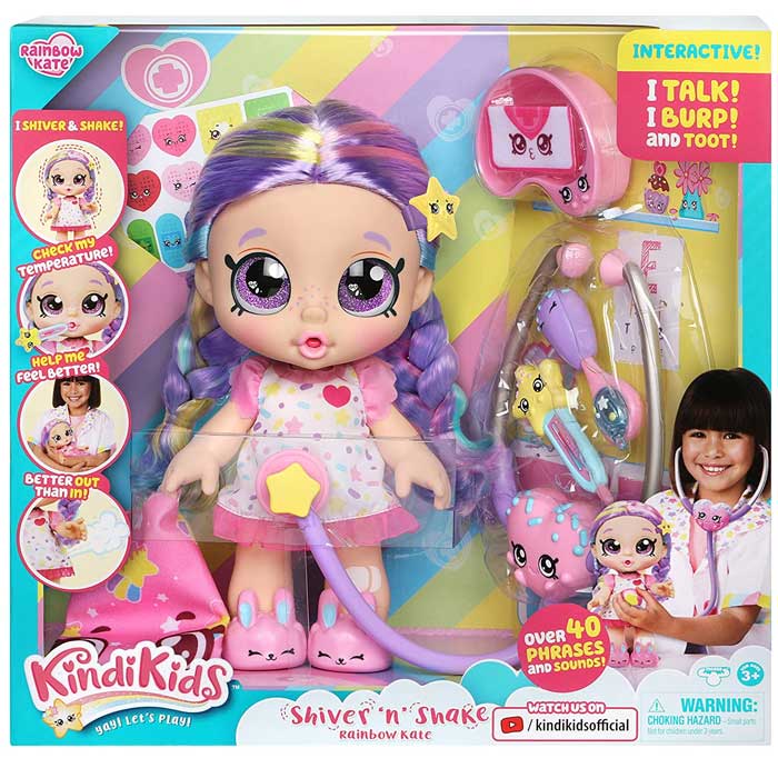 Kindi Kids Interaktiv docka - sjuk
