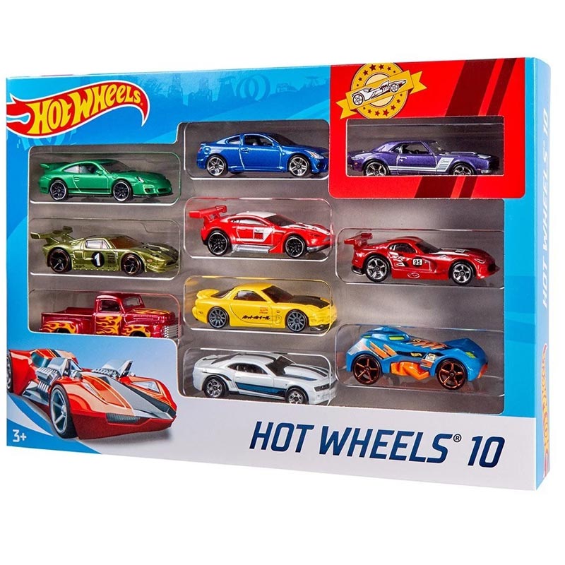 Hot Wheels Bilset 10-pack