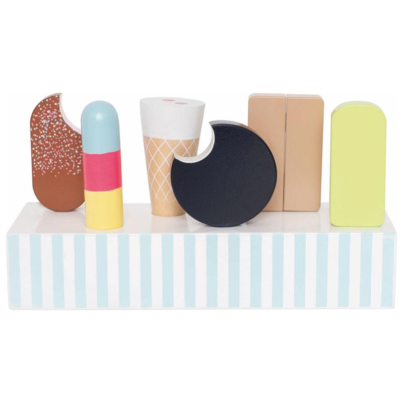 Jabadabado - Glasslåda - Retro i trä leksaksmat